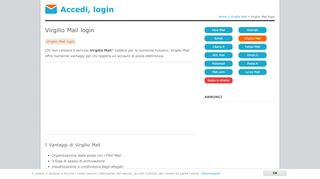 
                            7. Virgilio Mail login | Accedi, login - Virgilio Mail Portal Accedi