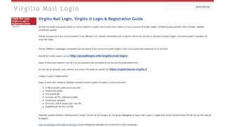 
                            4. Virgilio Mail Login - Google Sites - Virgilio Mail Portal Accedi