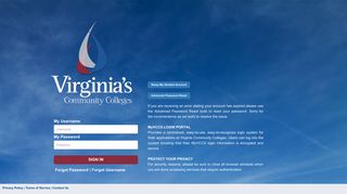 
                            3. Virginia Community College System - My Phcc Portal