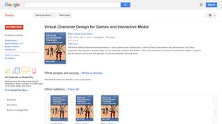 
                            6. Virtual Character Design for Games and Interactive Media - Interact Media Writer Portal