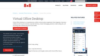 
Virtual Office Desktop | 8x8, Inc.  
