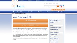 
                            1. Virtual Private Network (VPN) | UF Health, University of Florida ... - Uf Health Vpn Portal