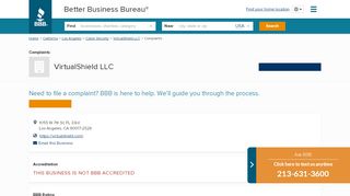 
                            3. VirtualShield LLC | Complaints | Better Business Bureau ... - Virtual Shield Portal