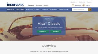 
                            4. Visa Classic Credit Card - IBERIABANK - Iberia Bank Credit Card Portal