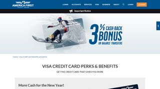
                            2. Visa Credit Card Benefits and Perks - America First Credit Union - America First Visa Rewards Portal