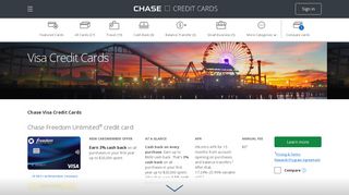 Visa Credit Cards  Chase.com