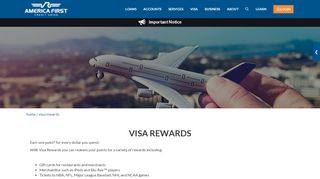 
                            1. Visa Rewards - America First Credit Union - America First Visa Rewards Portal