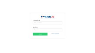 Vision IAS StudentZone Login Form - Vision Ias Test Series Portal