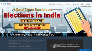 VisionIAS - Best IAS coaching institute in India - Vision Ias Test Series Portal