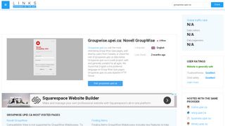 
                            3. Visit Groupwise.upei.ca - Novell GroupWise. - Upei Groupwise Portal