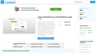 
Visit Login.pointclickcare.ca - PointClickCare Login.  
