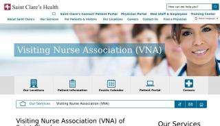 
                            5. Visiting Nurse Association | Saint Clare's - Saint Clare's Health - Vna Patient Portal
