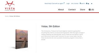 
                            2. Vistas, 5th Edition - Vista Higher Learning - Websams Login