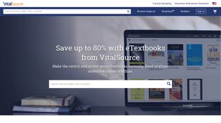 
                            3. VitalSource: eTextbooks | Rent or Buy Online Textbooks - Coursesmart Instructor Portal