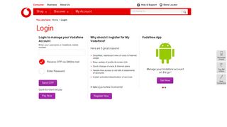 
                            1. Vodafone India - Login - Vodafone Web Portal India