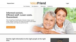 
                            2. VoiceFriend: Home page - Voicefriend Portal