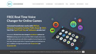 
Voicemod: Free Real Time Voice Changer & Modulator  
