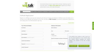 
                            5. VoIPtalk Free Signup - Voiptalk.org - Voiptalk Portal