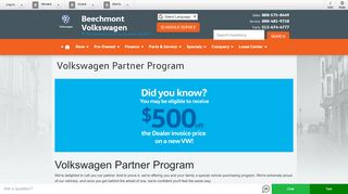 
Volkswagen Partner Program | Beechmont Volkswagen  
