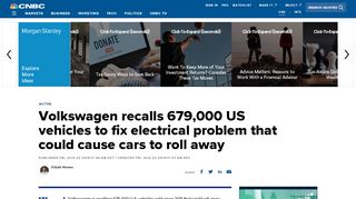 
                            8. Volkswagen recalls 679,000 US vehicles over potential roll ... - Vw Recall Portal