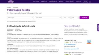 
                            7. Volkswagen Recalls | Cars.com - Vw Recall Portal