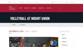 
                            8. Volleyball at Mount Union | Ohio Wesleyan University - Portal Mountunion Edu