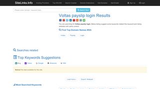 Voltas payslip login Results For Websites Listing - SiteLinks.Info - Voltas Ess Portal Login