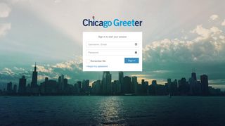
                            1. Volunteer and Registered Visitor Login - Chicago Greeter - Chicago Greeter Portal