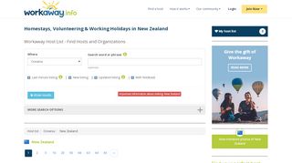 Volunteer and work in New Zealand - low cost ... - Workaway - Workaway Nz Portal