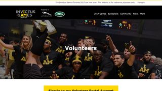 
                            4. Volunteer Opportunities | Invictus Games Toronto 2017 - Invictus Games 2018 Volunteer Portal