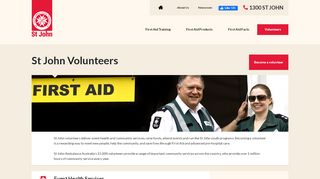 
                            7. Volunteers - St John Ambulance Australia - Vip St John Ambulance Login