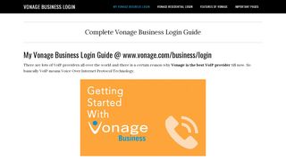 
                            6. Vonage Business Login - Vonage Portal Business