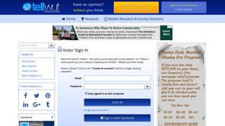 
                            1. Voter Sign In | Tellwut.com - Tellwut Survey Portal