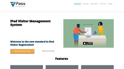 VPass  iPad Visitor Management System