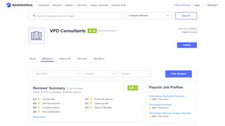 
                            7. VPD Consultants Reviews by 5 Employees | AmbitionBox ... - Vpd Consultant Employee Login