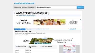 
vpdconsultants.com at WI. VPD Consultants Pvt. ltd.
