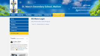 
                            6. VS Ware Login - St. Mary's Secondary School - Vsware Ie Login