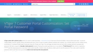 
                            7. VTiger 7 Customer Portal Customization: Set Portal Password - VTiger ... - Vtiger Customer Portal Themes
