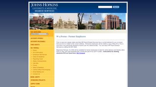 
                            2. W-2 Forms - Former Employees - Johns Hopkins - Https Portal Johnshopkins Edu W2