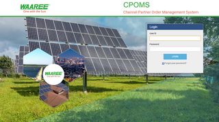 
                            4. Waaree CPOMS - Cpoms Account Portal