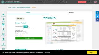 
Wadhefa : Best job site in Saudi Arabia | Wadhefa | Jobboard ...  
