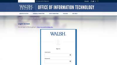 Walsh College - Okta - Walsh