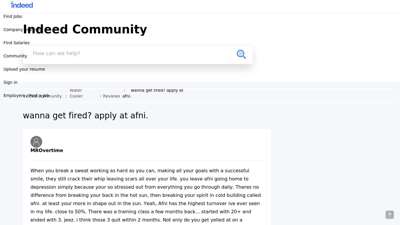 wanna get fired? apply at afni. - Afni Jobs  Indeed.com