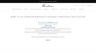
                            5. Want to be a Kancan Wholesale Partner? | Wholesale ...