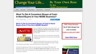 
                            7. Want To Get A Consistent Stream of Cash-In-Hand Buyers In ... - Http Mytoptierbusiness Com Members Portal