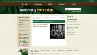 
                            7. Ward County Inmate Locator | Ward County, ND - Official Website - Zuercher Portal Nd