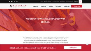 
                            6. Warehouse Jobs at LEGACY Supply Chain Services - Legacy Scs Employee Portal