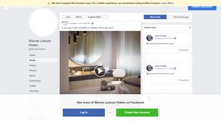 
                            9. Warner Leisure Hotels - Posts | Facebook - My Warner Table Portal