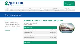 
Warwick - Adult / Pediatric Medicine - Providers at Anchor ...
