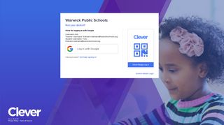 Warwick Public Schools - Clever | Log in - Warwick School Portal